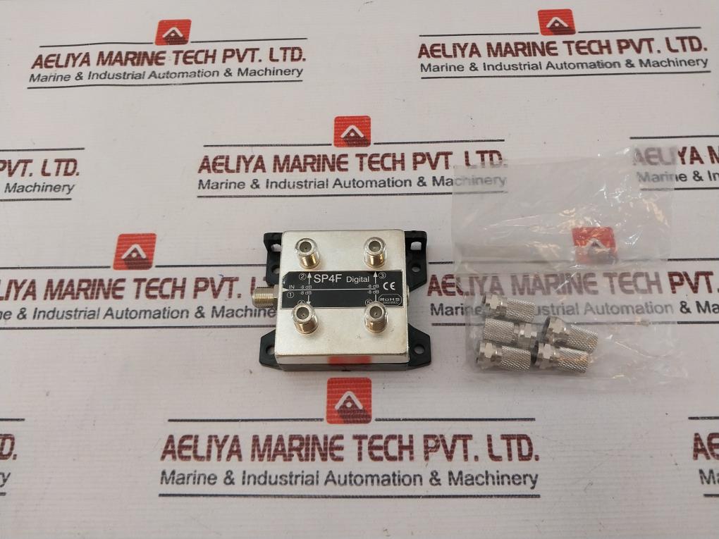 Naval Sp4F 4-way Marine Tv-radio Splitter 0.1-1000 Mhz