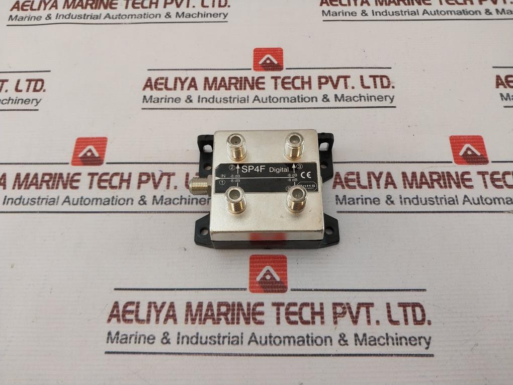 Naval Sp4F 4-way Marine Tv-radio Splitter 0.1-1000 Mhz