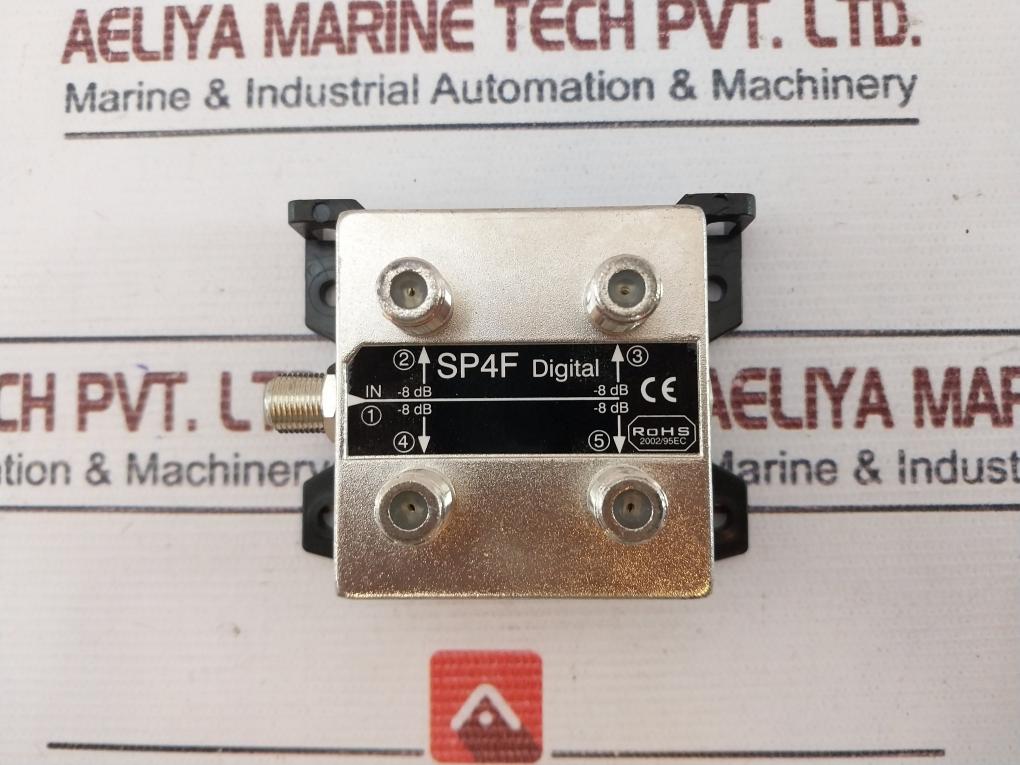 Naval Sp4F 4-way Marine Tv-radio Splitter 0.1-1000 Mhz