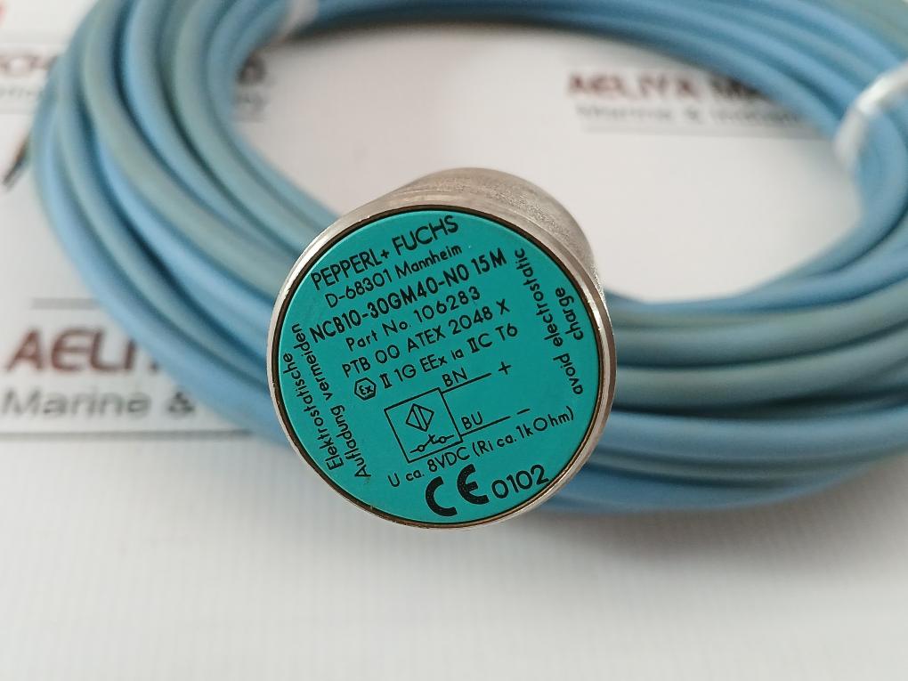 Ncb10-30Gm40-n0-15M Pepperl+Fuchs 15 Meter Inductive Proximity Sensor 106283