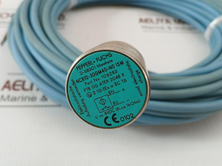 Ncb10-30Gm40-n0-15M Pepperl+Fuchs 15 Meter Inductive Proximity Sensor 106283