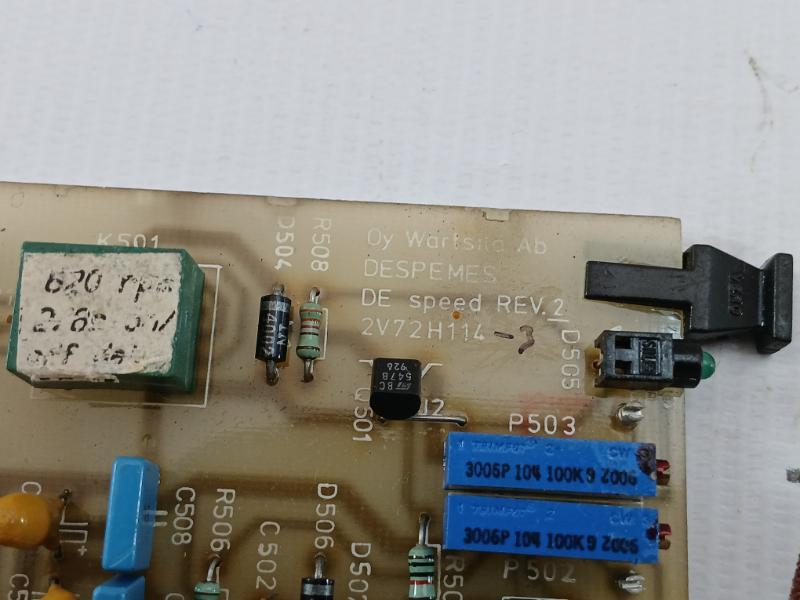 Nde Speed Interface Card 2V72H114-3 Wartsila