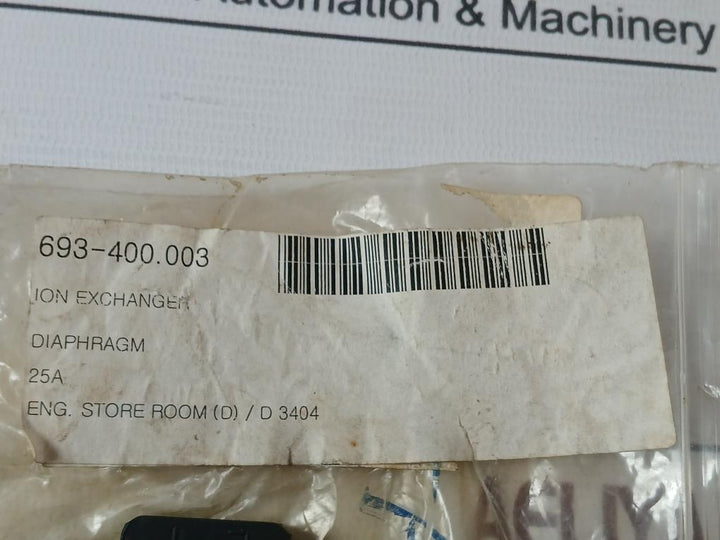 Ndv 25 Ion Exchanger Diaphragm 25A