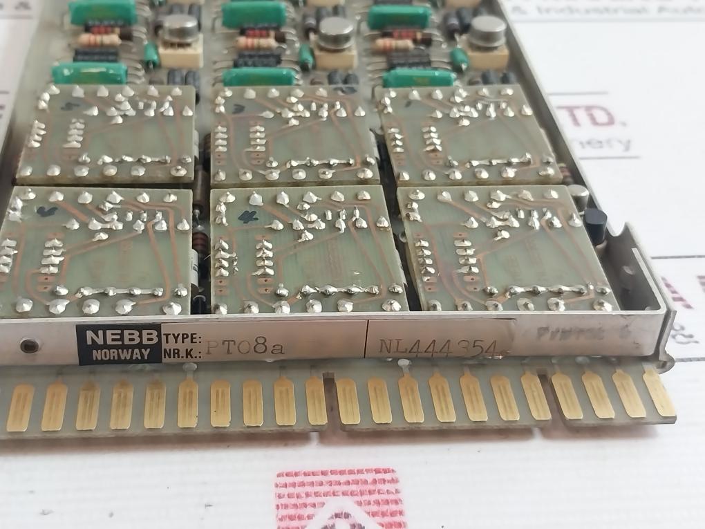 Nebb PT08A/PTO8A NL 444354 Printed Circuit Board Provet 6