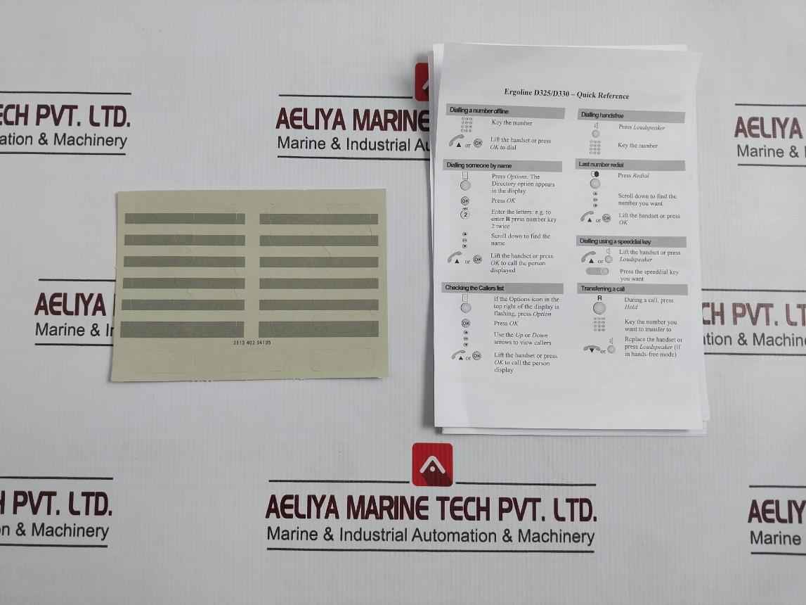 Nec 9600 009 441 11 Ergoline D325-2/lg/int Desk Digital Telephone(Not Working)