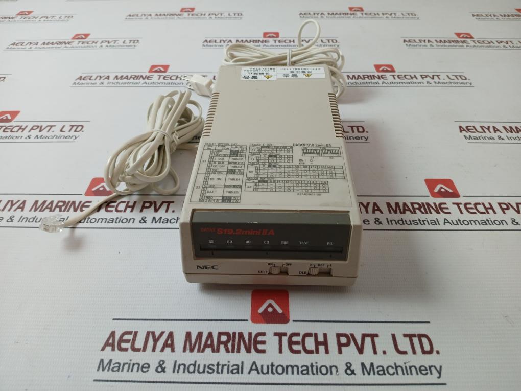 Nec Datax S19.2 Mini Iia Modem Ac100V 50/60Hz Vcci-a F1511B