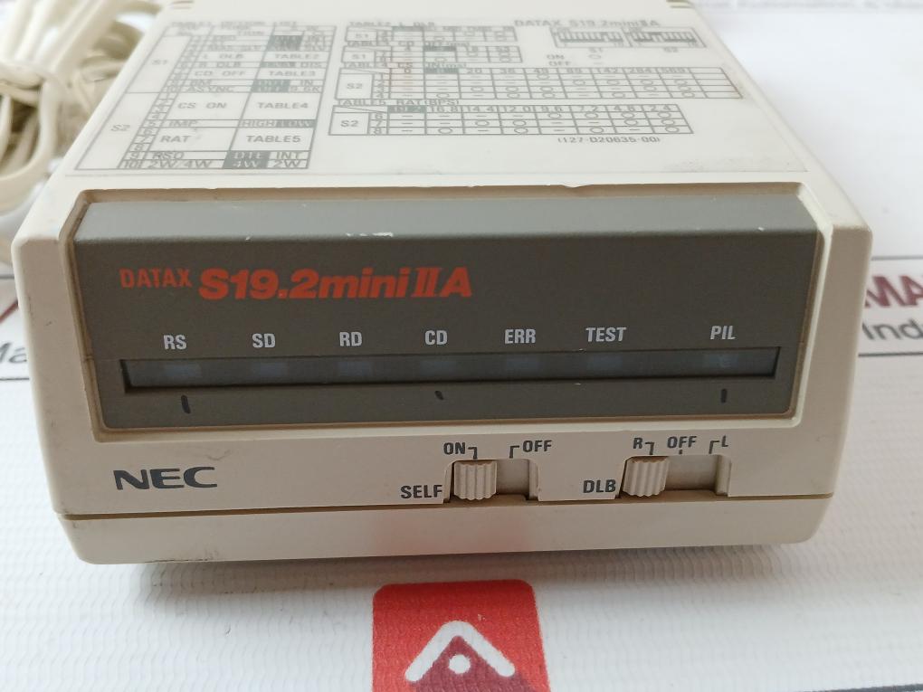 Nec Datax S19.2 Mini Iia Modem Ac100V 50/60Hz Vcci-a F1511B
