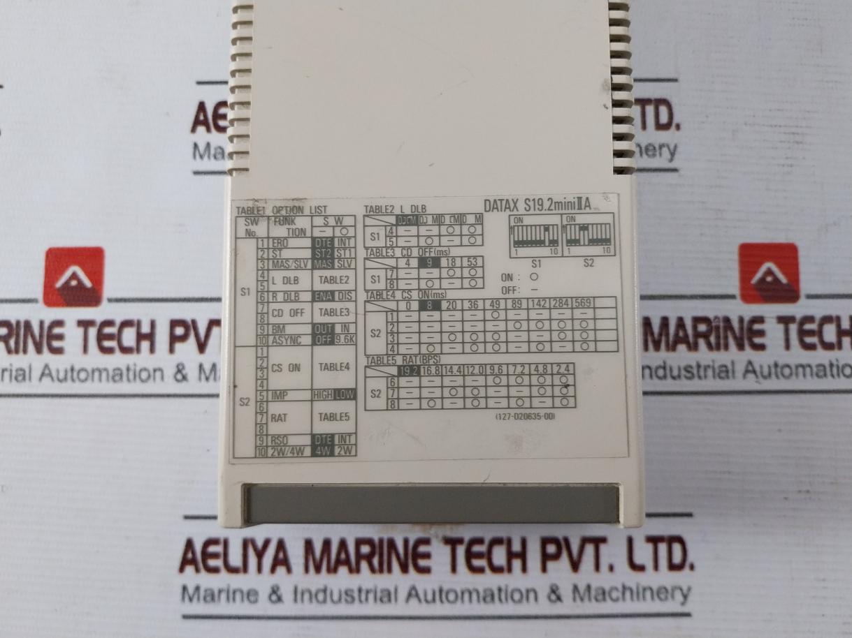 Nec Datax S19.2 Mini Ii A Modem (127-d20635-00) Ac100V 50/60Hz