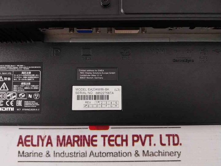 Nec Ea234Wmi-bk I/A Series 23
