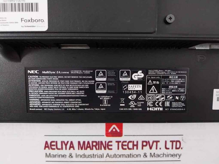 Nec Ea234Wmi-bk I/A Series 23
