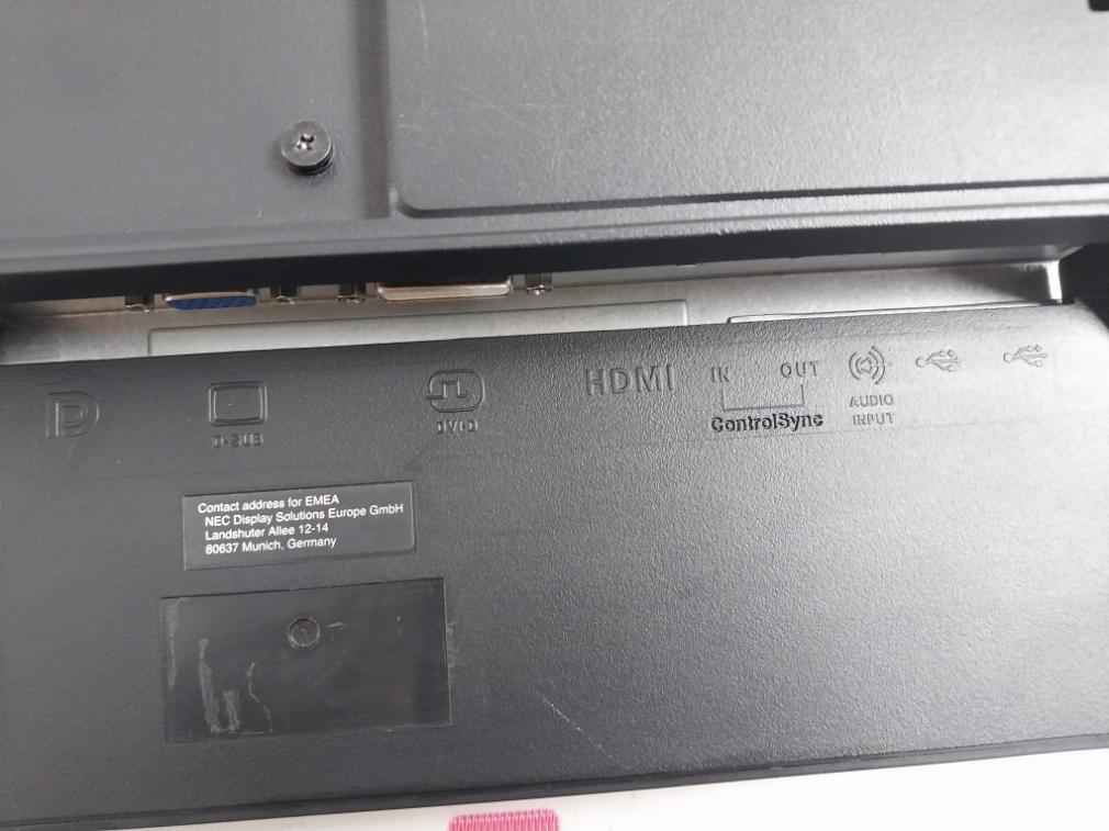 Nec Ea234Wmi Multisync 23" Lcd Monitor L232Qa Rev 0A 100-240V (Black)