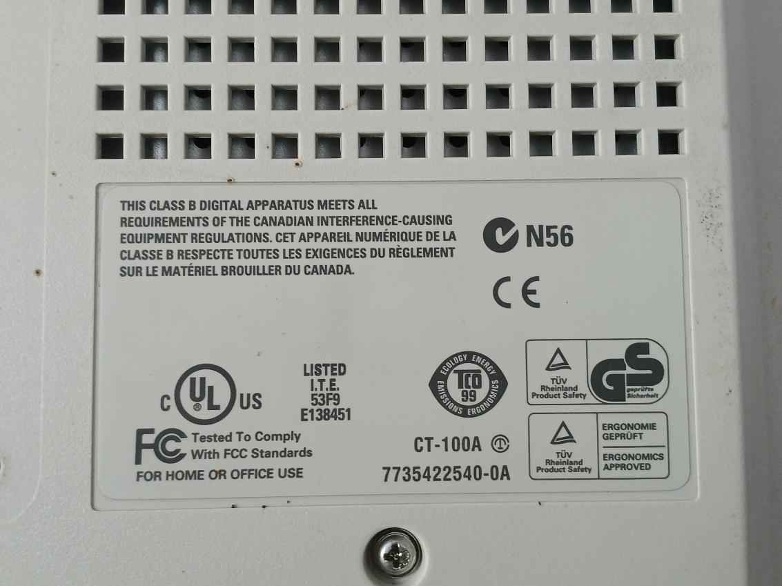 Nec Lcd1525V Multisync Lcd Monitor La-1527Hmw Dc12V E138451 1.9A (Not Working)