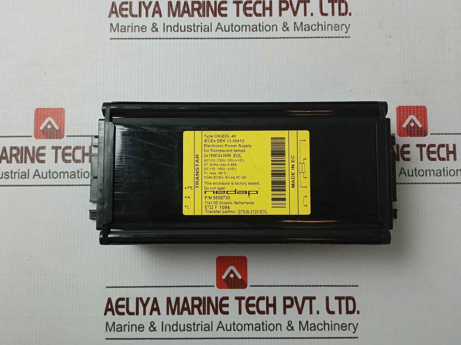 Nedap Ch-eol-40 Power Supply For Fluorescent Lamps 110-130V/47-63Hz