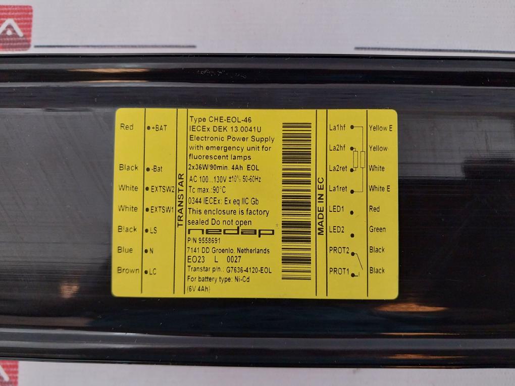 Nedap Che-eol-46 Electronic Power Supply 9558691/ G7636-4120-eol 50/60Hz