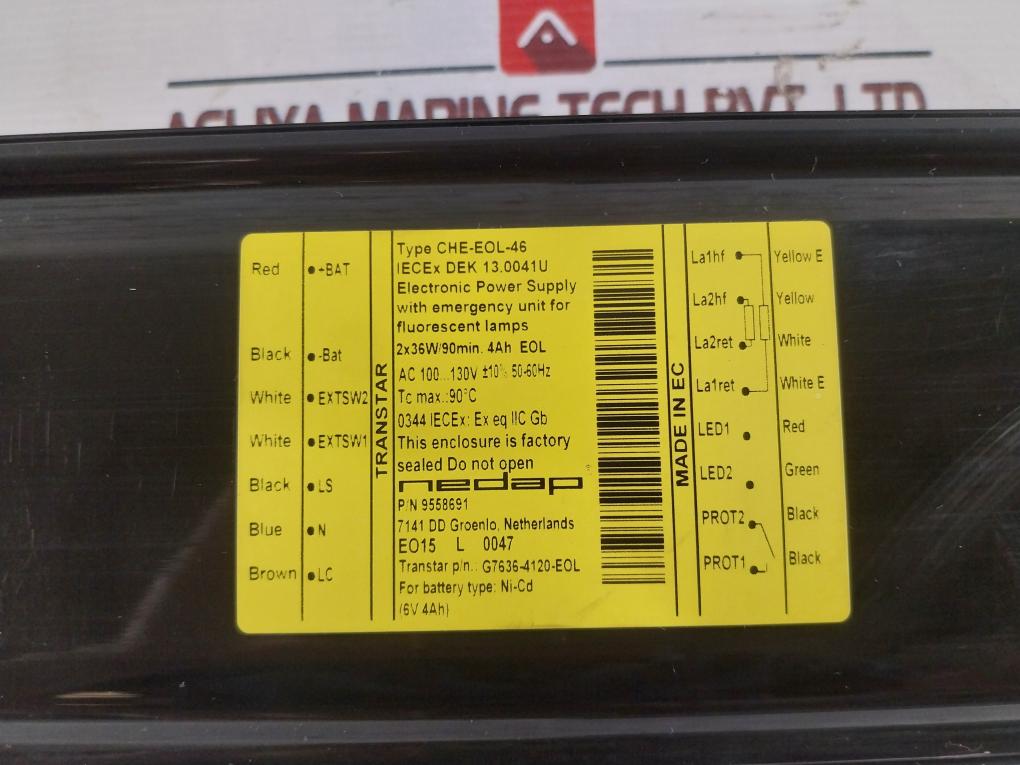 Nedap Che-eol-46 G7636-4120-eol Electronic Power Supply