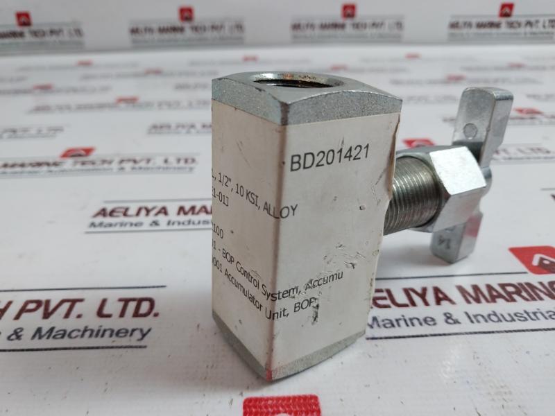 Needle valve 1/2", 10 KSI Alloy BD201421