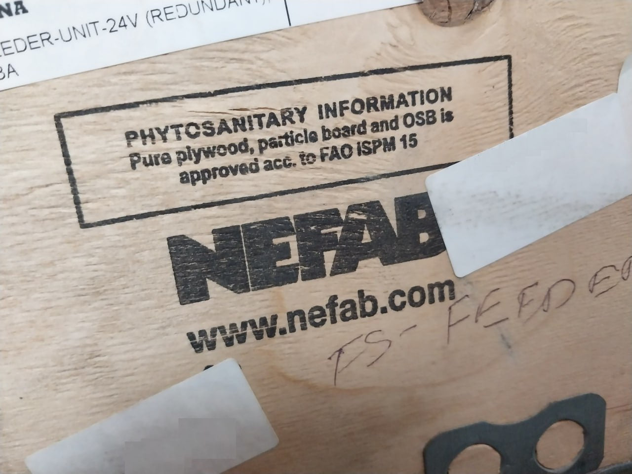 Nefab Fs-feeder-24R Redundant Feeder Unit 12 94V0 E168320 B 63