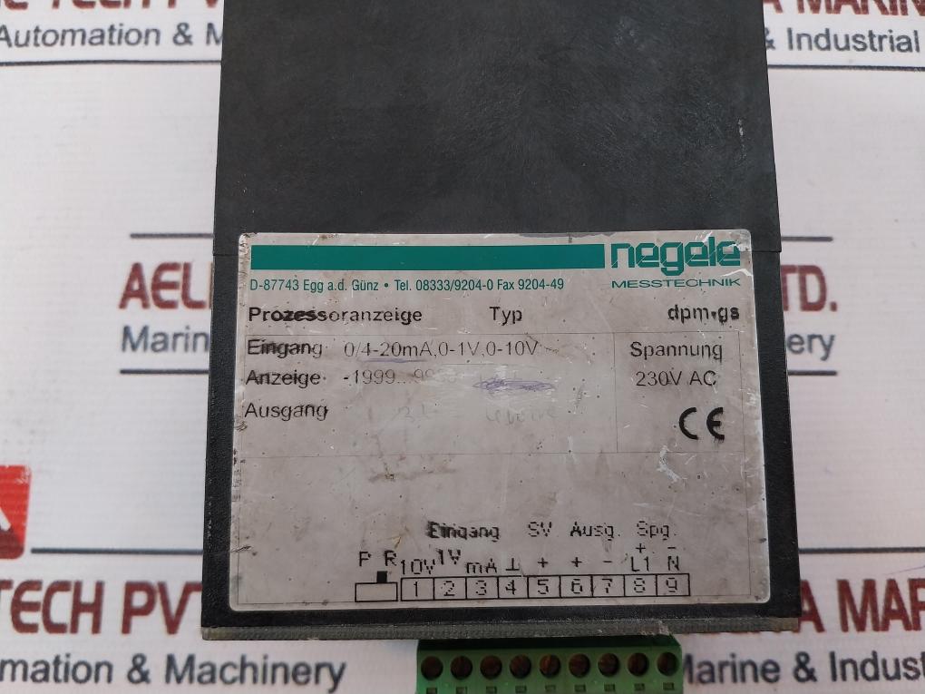 Negele Dpm-gs Processor Display 230Vac