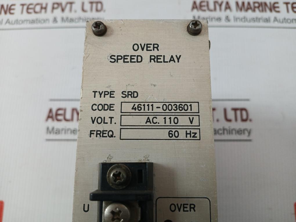 Negishi Seisakusho Over Speed Relay 46111-003601