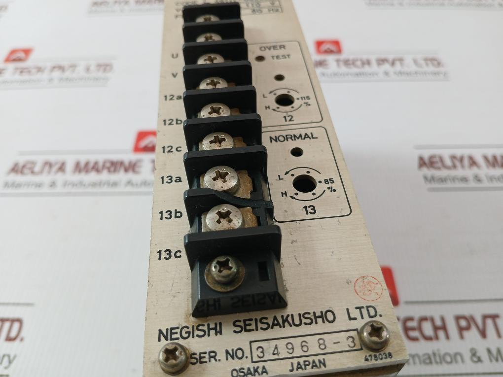 Negishi Seisakusho Over Speed Relay 46111-003601