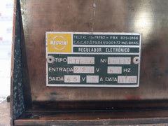 Negrini RTT20 Electronic Regulator 220V 60Hz