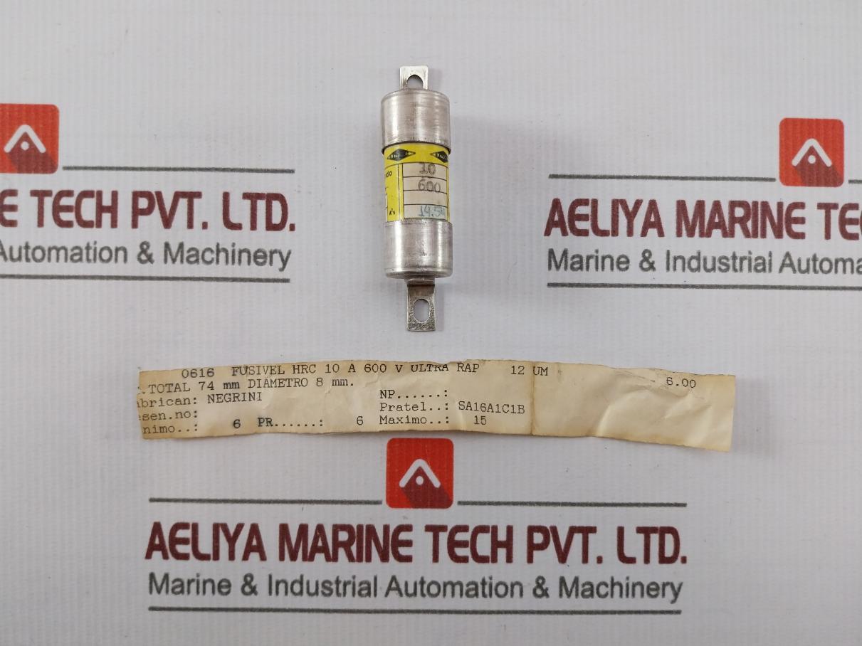 Negrini Sa16A1C1B Ultra-fast Industrial Fuse 10A 600V