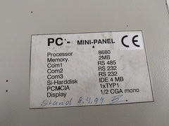 Neles-Jamesbury PC Mini Panel 2MB 24VDC