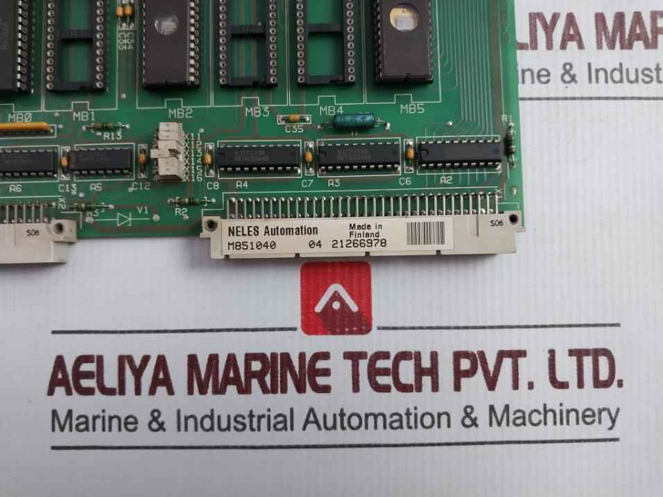 Neles Automation M851040 Printed Circuit Board (Pcb) Memu