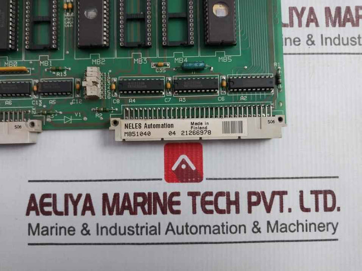 Neles Automation M851040 Printed Circuit Board (Pcb) Memu