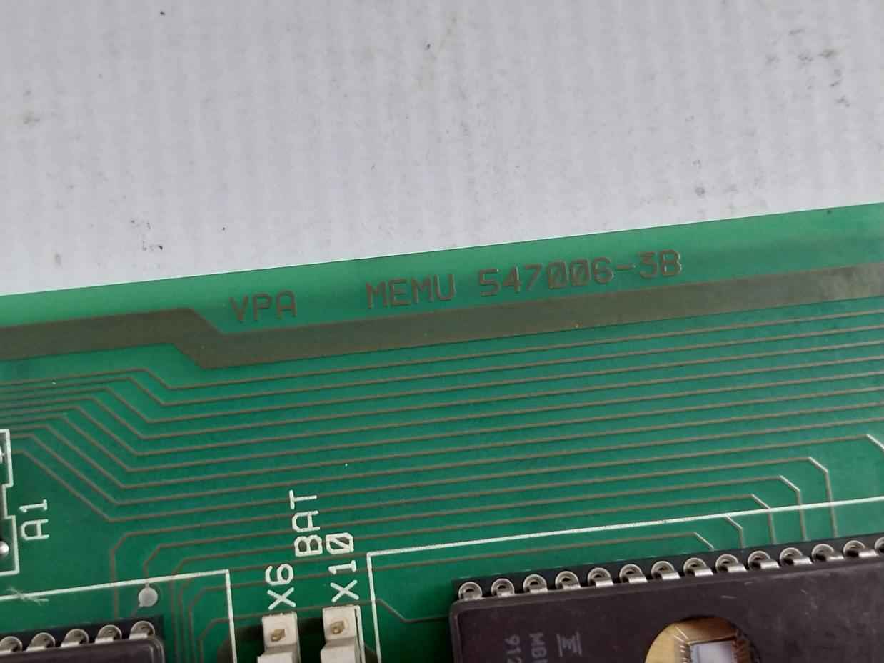 Neles Automation M851040 Printed Circuit Board (Pcb) Memu