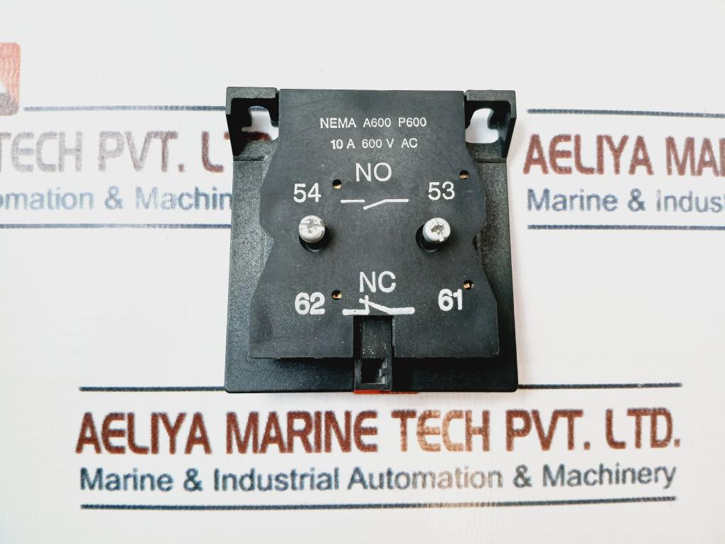 Nema A600 P600 Auxiliary Control Block 10A 600V Ac