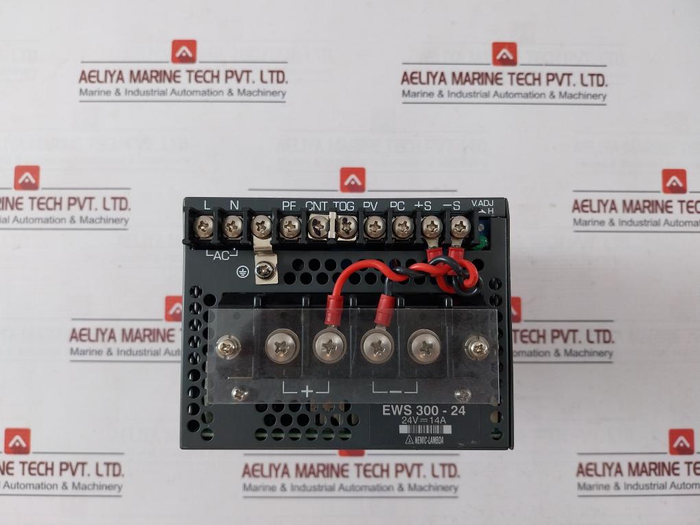 Nemic-lambda Ews 300-24 Power Supply Module 24V Dc 14A 410 Watts 50/60Hz