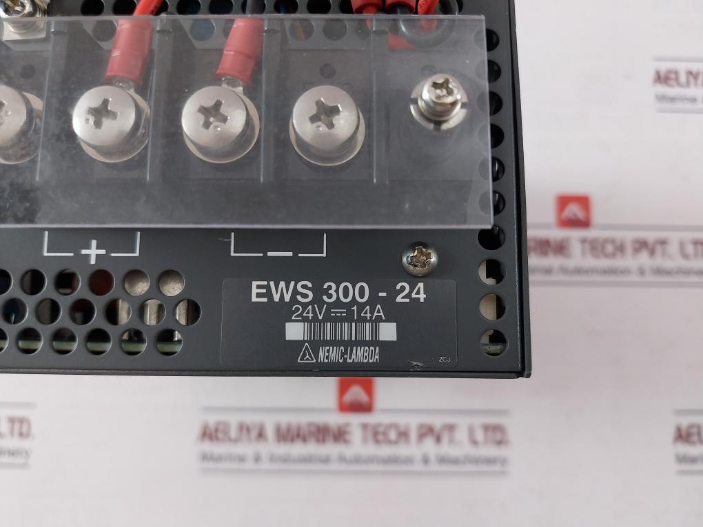 Nemic-lambda Ews 300-24 Power Supply Module 24V Dc 14A 410 Watts 50/60Hz