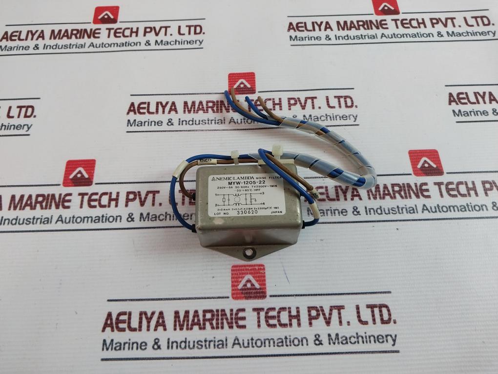 Nemic-lambda Myw-1205-22 Noise Filter 5A 250V