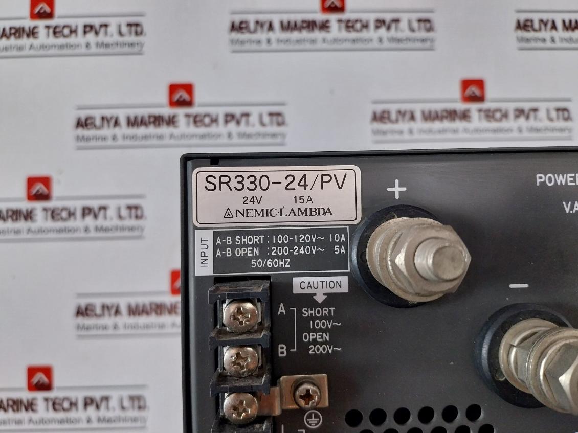 Nemic-lambda Sr330-24/Pv Power Supply Unit 100-120V 15A 50/60Hz