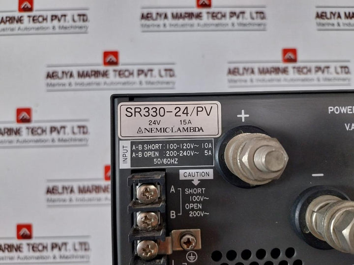 Nemic-lambda Sr330-24/Pv Power Supply Unit 100-120V 15A 50/60Hz