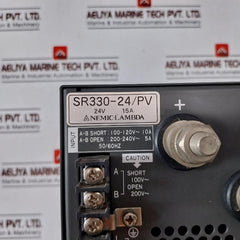 Nemic-lambda Sr330-24/Pv Power Supply Unit 100-120V 15A 50/60Hz