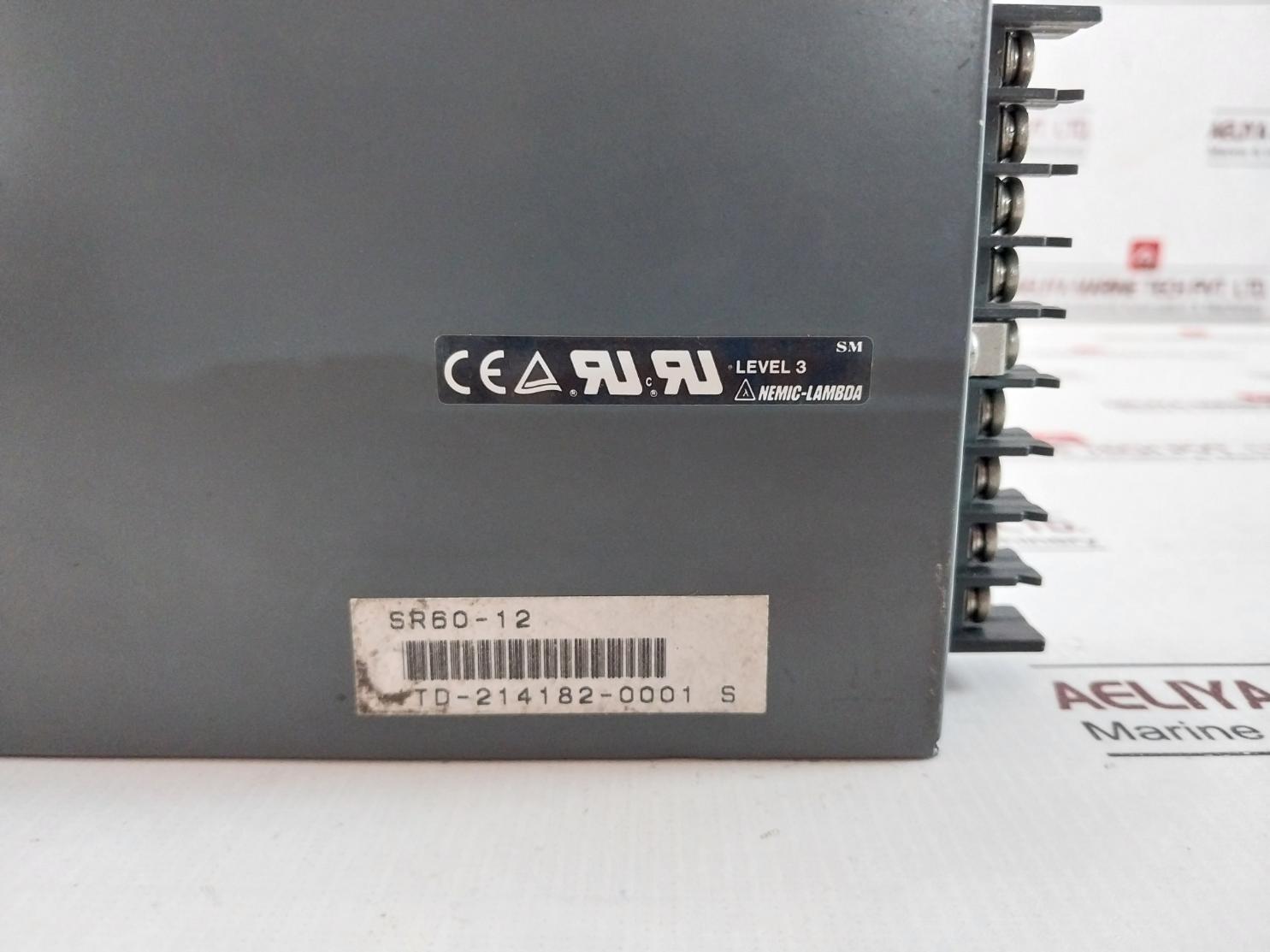 Nemic-lambda Sr60-12 Power Supply 200-240V 0.9A 50/60Hz