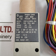 225P1Cc3Brw-834 Pressure Switch Itt Neo-dyn 125/250V Ac