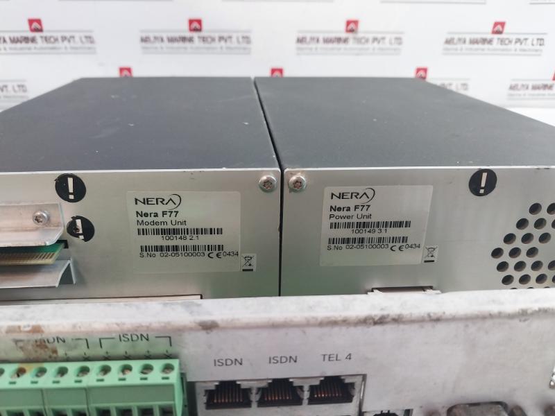Nera F77 Main Communication Unit 100141 2.2 Modem Unit 100148 2.1 100-240Vac