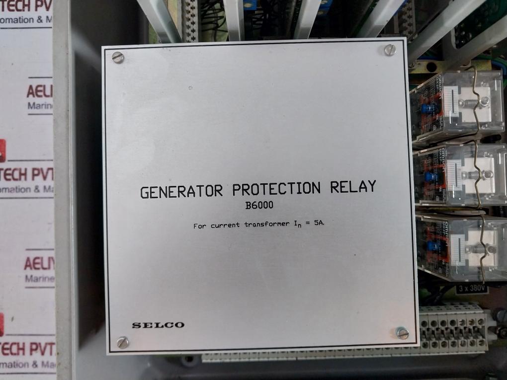 Neselco B6000 Generator Protection Relay 3 X 380v