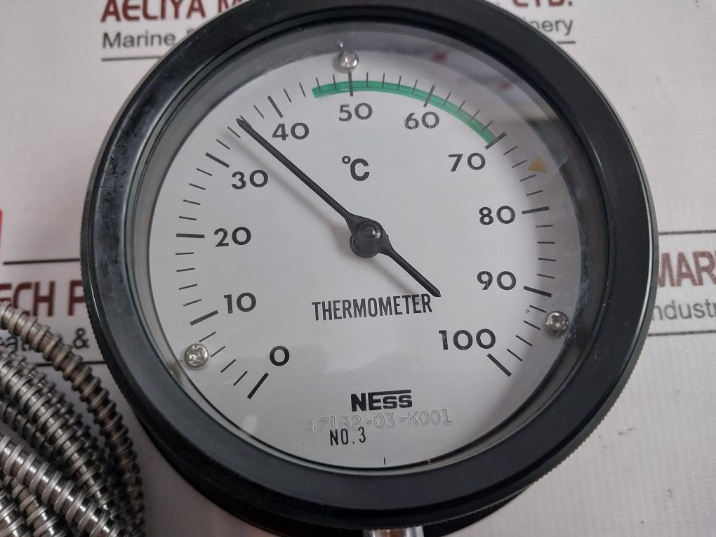 Nesstech Tus-2S-s Thermometer For Turbine Mg Fwd Bearing & 1P Brg 0-100°C 6M