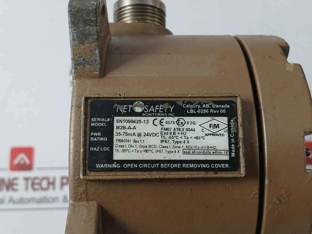 Net Safety M2B-a-a Basic Transmitter 10.5-32Vdc (Not Working)