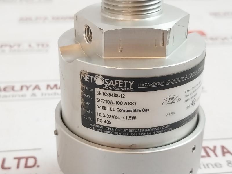 Net Safety Sc310A-100-assy Catalytic Bead Combustible Gas Sensor Fm07Atex0012X