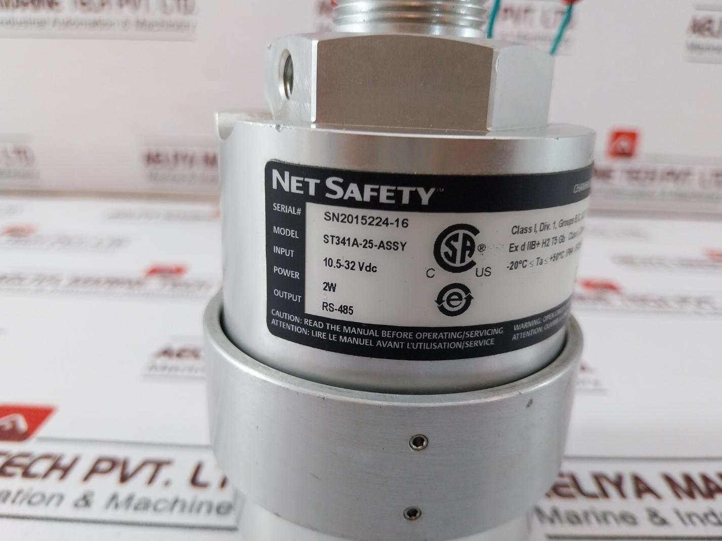 Net Safety St341A-25-assy Xchem Toxic Gas Sensor 10.5-32Vdc 2W