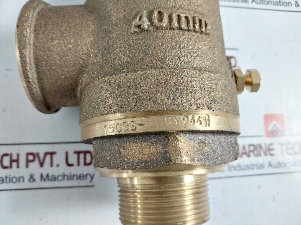 Neta Valves Wj 40Mm Bronze Spring Loaded Safety Relief Valve Cx75928