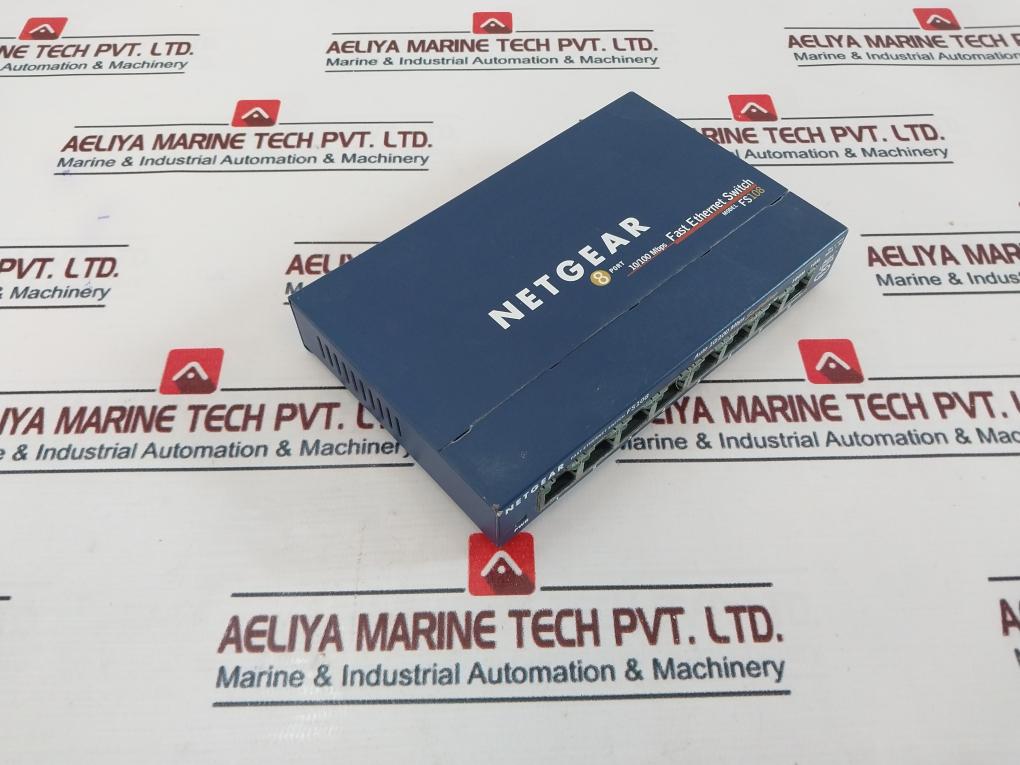Netgear Fs108 Fast Ethernet Switch Prosafe 8 Port 10/100 Switch Fs108 V2