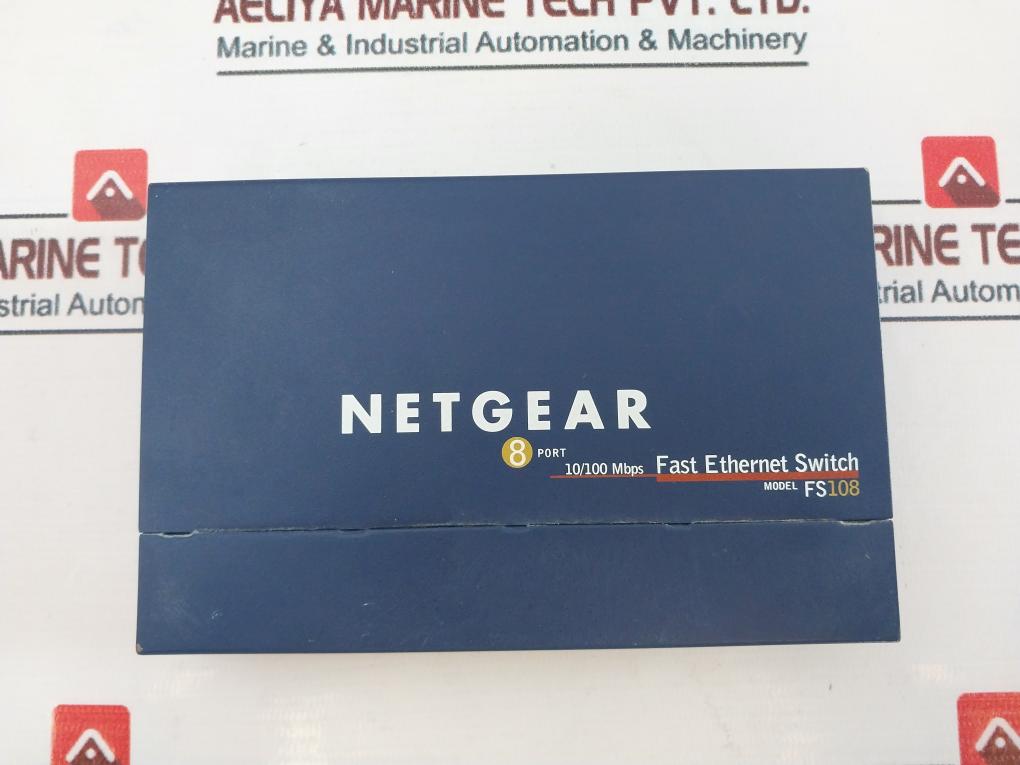 Netgear Fs108 Fast Ethernet Switch Prosafe 8 Port 10/100 Switch Fs108 V2