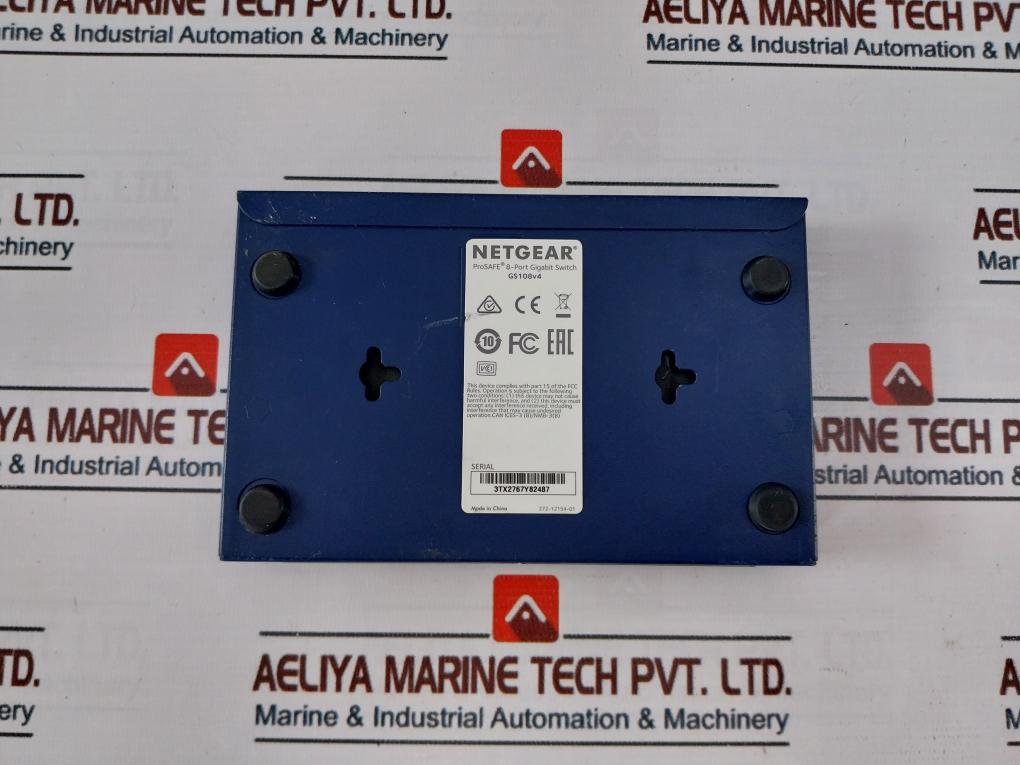 Netgear Gs108V4 8-port Gigabit Ethernet Switch 12V 0.5A