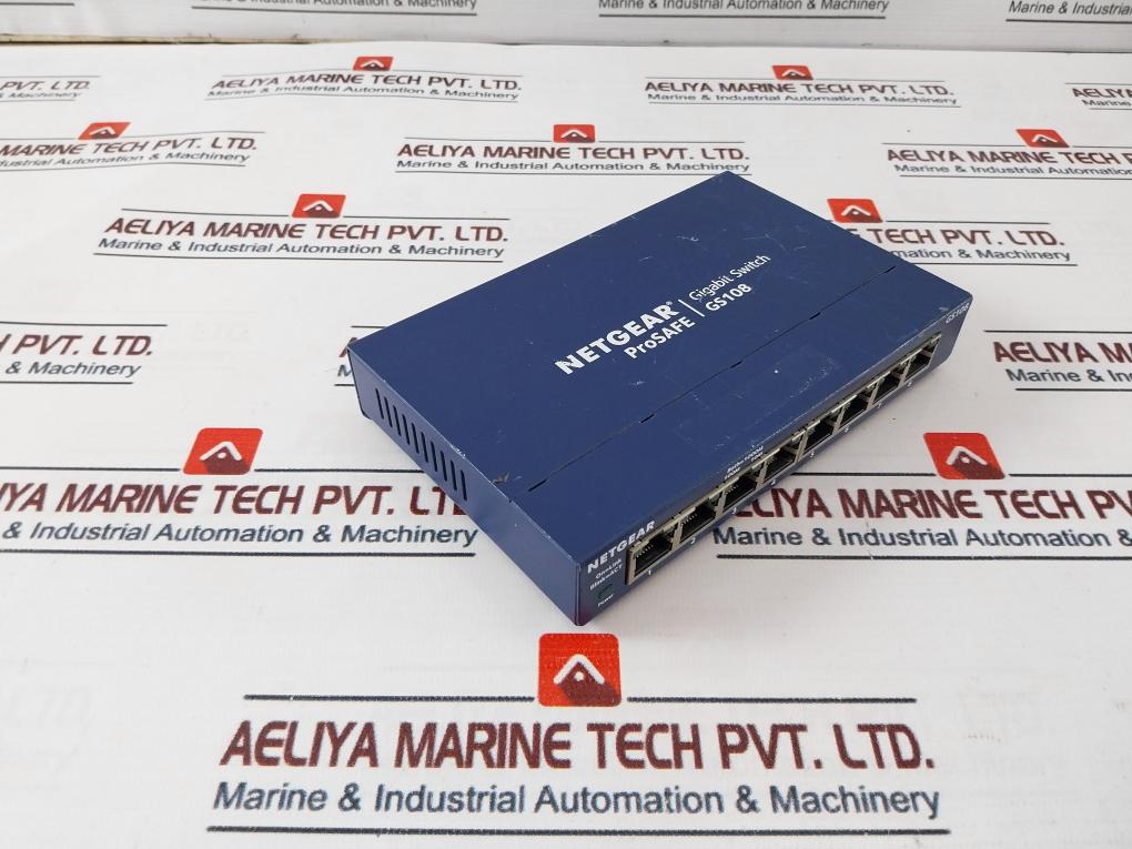 Netgear Gs108V4 8-port Gigabit Ethernet Switch 12V 0.5A